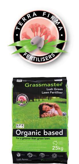 terra firma fertilisers logo and organic based turf care