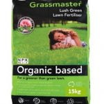 Terra Firma Organic Fertiliser 15kg bag on whitebackground