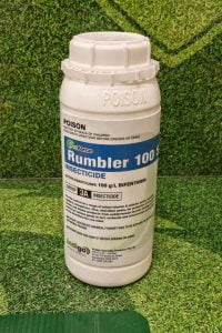 Indigo Rumbler 1L container on grass background