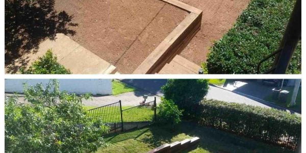 Wintergreen Couch before and after in Mansfield Brisbane